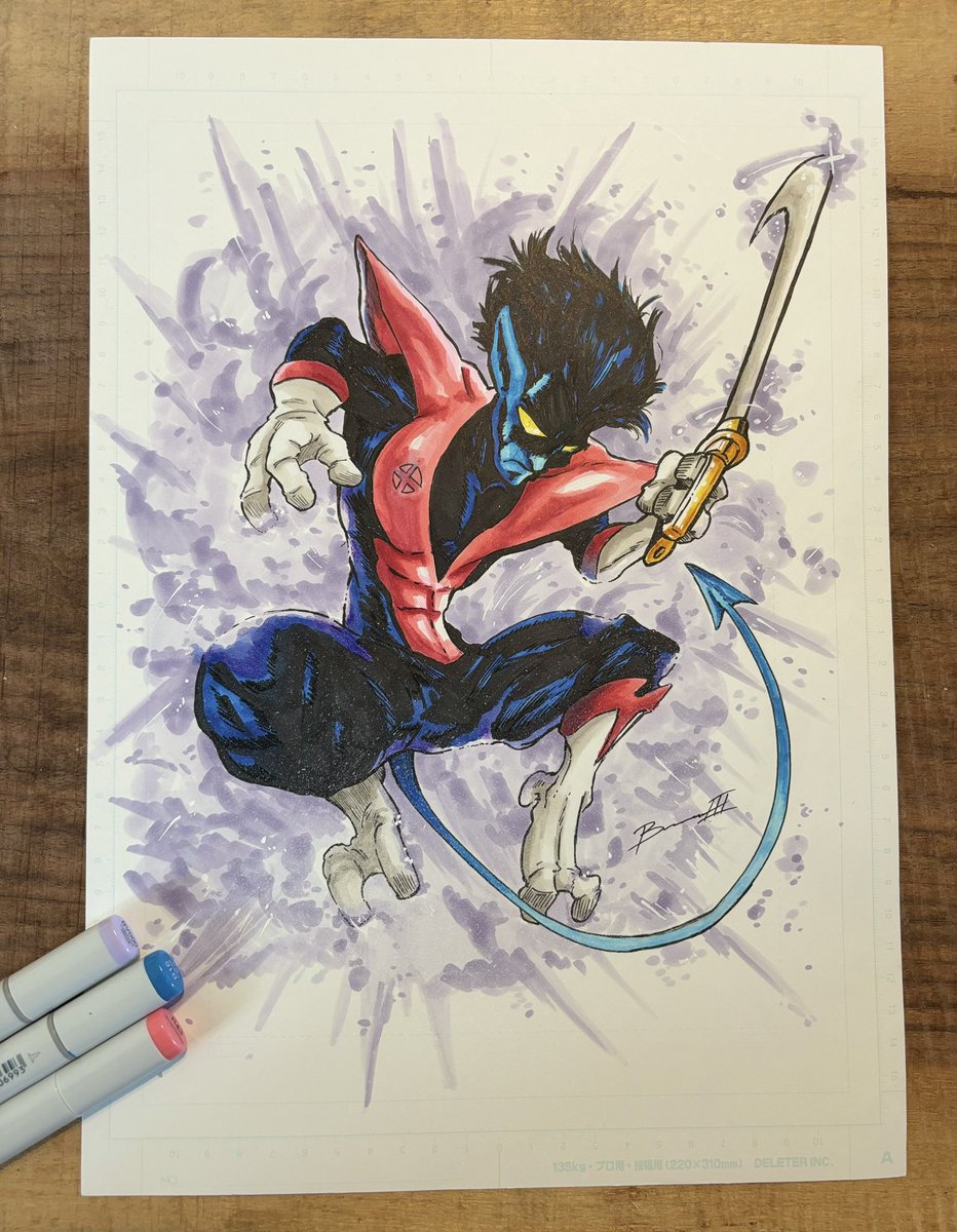 Nightcrawler appears on the scene.