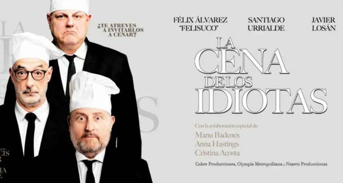 YA A LA VENTA - 'La cena de los idiotas'🍽️ Vuelve al <a href="/TeatroMunozSeca/">Teatro Muñoz Seca.</a> esta comedia dirigida por Josema Yuste, que ofrece una crítica a una sociedad en la que el hábito de reírse de los demás parece algo común y lógico. Cena con gusto con este planazo👉bit.ly/3zfFkP0