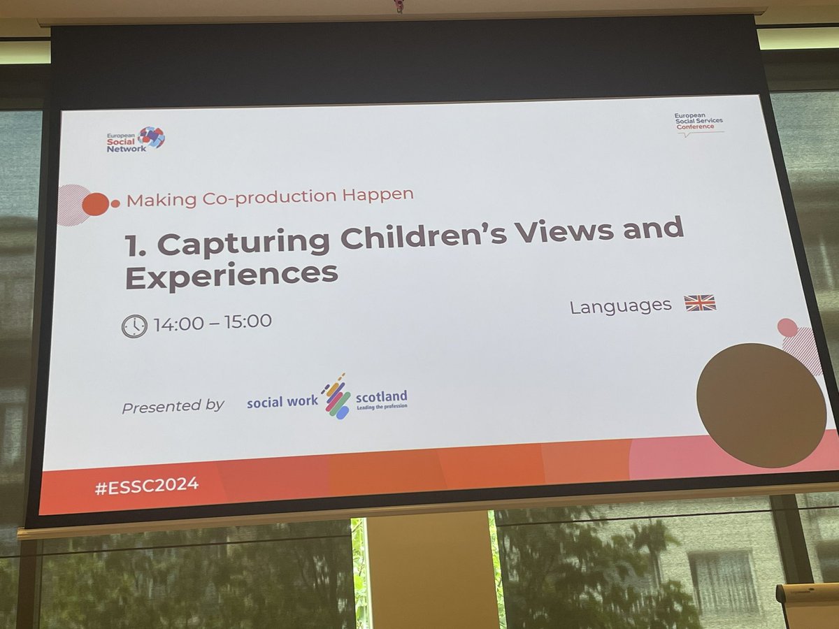 socworkscot's tweet image. Excited for our workshop due to start at 2pm at #ESSC @ESNsocial - please come along!