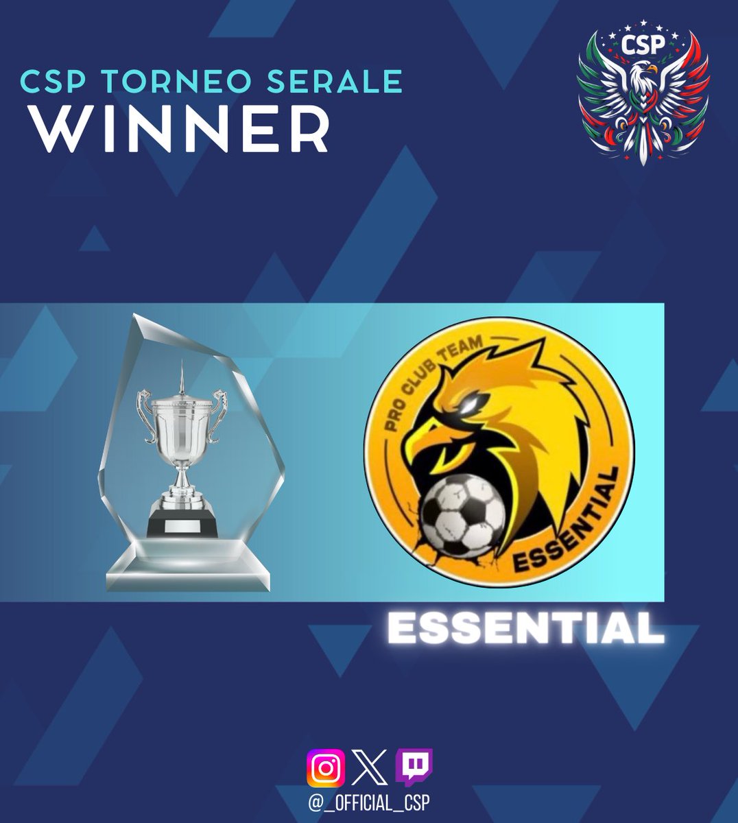 CSP__CUP (@_official_csp) on Twitter photo Complimenti ai <a href="/EssentialVP/">Essential VPC</a> per aver vinto il torneo <a href="/_Official_CSP/">CSP__CUP</a> Di ieri a 32 TEAM
@pancreas91
<a href="/tooony1992/">Tooony1992</a>
@pdedistroyer
@brunosteo9
@gius3ppe17
@elflacodififa_
@fabiocintura96
<a href="/87Caramello/">CaraMellooo10</a>
@gbenny96 Complimenti ai <a href="/EssentialVP/">Essential VPC</a> per aver vinto il torneo <a href="/_Official_CSP/">CSP__CUP</a> Di ieri a 32 TEAM
@pancreas91
<a href="/tooony1992/">Tooony1992</a>
@pdedistroyer
@brunosteo9
@gius3ppe17
@elflacodififa_
@fabiocintura96
<a href="/87Caramello/">CaraMellooo10</a>
@gbenny96