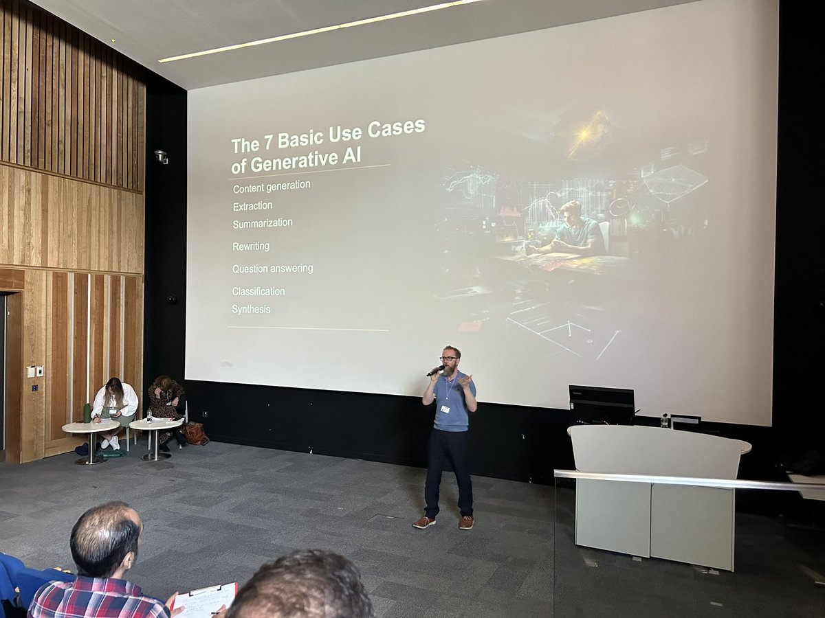 Welcoming <a href="/andismit/">Andrew Bruce Smith</a> with latest view of #AI in #PR practice at #MidsPRConf - the alignment between response from a synthetic and human audience is about 90%. Means rapid audience research to test campaign concepts can help demonstrate proof of campaign concepts