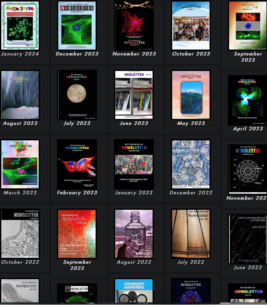 Students, here's a glimpse inside an academic research lab! Monthly grind, celebrations, Eureka moments &amp; what it takes to thrive in this dynamic field: an abridged decade-long compilation from our monthly newsletter combined with Shilpee Lab.  amitduttlab.com/newsletter