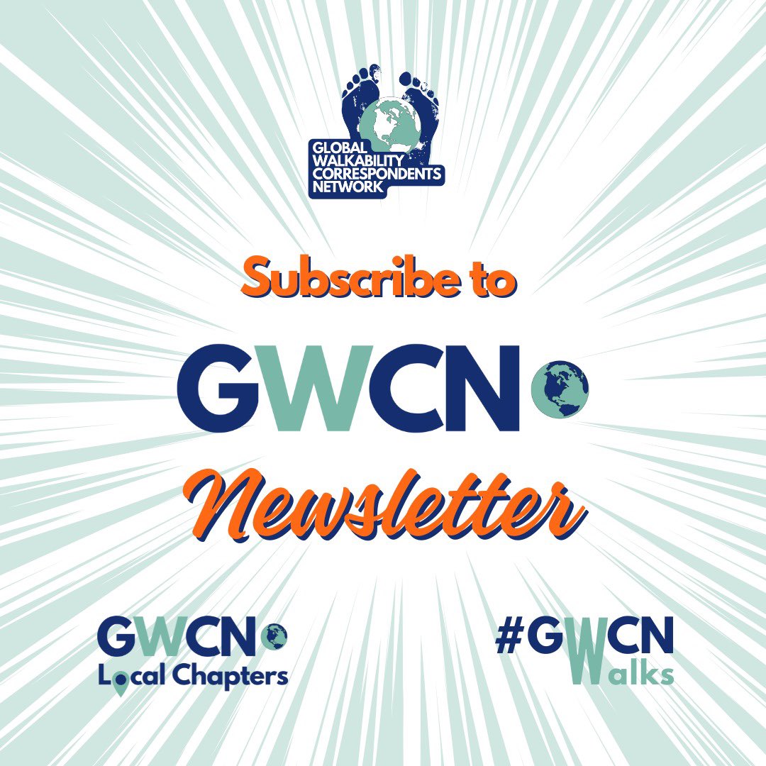 GlobalWalkNet's tweet image. The 1st @GlobalWalkNet newsletter! 

Read the June 2024 issue to learn about diverse chapter activity around the world 🌏 🌎 🌍 

Read on LinkedIn here: linkedin.com/pulse/gwcn-new…

Read via @pedestrianspace here: us14.campaign-archive.com/?u=a86f547242c…

#walkability #GWCNwalks