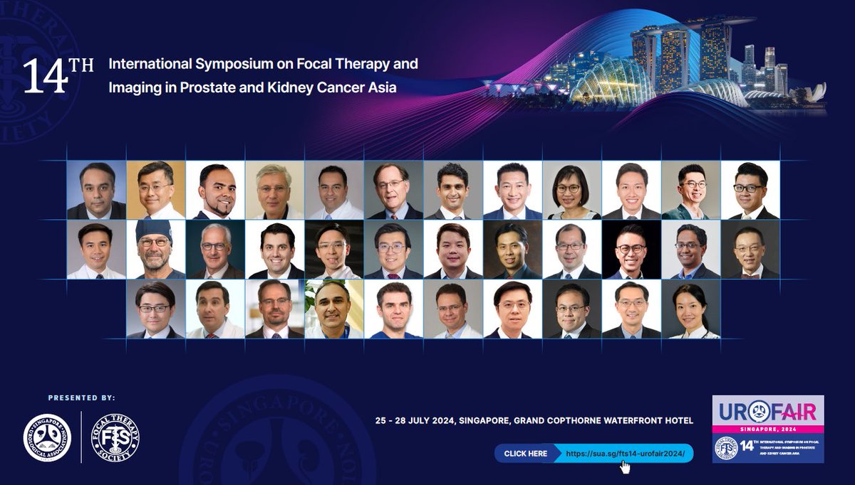 Focal Therapy Society (@focalsociety) on Twitter photo 4 weeks to FTS14 <a href="/FocalSociety/">Focal Therapy Society</a> in Singapore! Learn more about the science and art behind focal therapy - register at bit.ly/4aWQUM9 4 weeks to FTS14 <a href="/FocalSociety/">Focal Therapy Society</a> in Singapore! Learn more about the science and art behind focal therapy - register at bit.ly/4aWQUM9