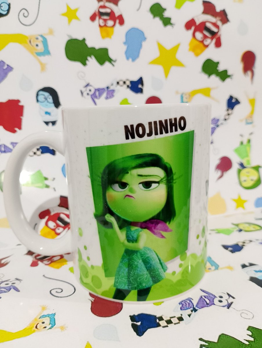 ❌ CANECA DIVERTIDAMENTE ❌
Qual emoção está controlando por aí???
Promoção até sexta feira 
$14,99 de plástico 
$19,99 de porcelana 
$34,99 com alça e interior colorido 

📍Grama, Miguel couto. Nova Iguaçu -Rj
