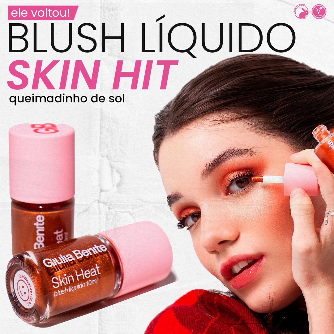 vocês tão sabendo que o queridinho que esgotou rápido ja tá de volta ne? aproveita pra adquirir o seu antes que acabe de novo 🧐😍 link--> lacre21.com.br/blush-liquido-…