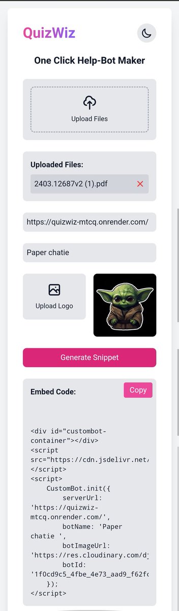 divax_shah_'s tweet image. Week 2 update: 

Find the full thread and images of UI,  working and implementation below @_buildspace @_nightsweekends
@FarzaTV

Also launched official site (demo)
Link : quiz-wiz-official.vercel.app
(You can find link to the GitHub here 😅)
#buildspace

x.com/divax_shah_/st…