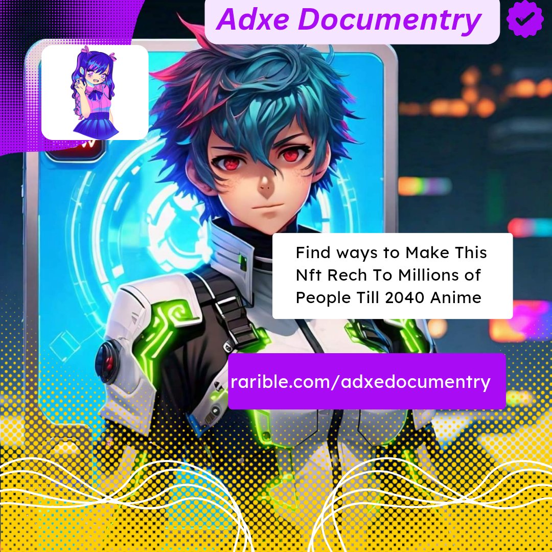 Adxe_documentry's tweet photo. Official website of ADXE documentry -
https://t.co/gXqIKlgY9d
𝐆𝐢𝐯𝐞𝐚𝐰𝐚𝐲 𝐨𝐧 𝐑𝐞𝐚𝐜𝐡𝐢𝐧𝐠 "𝟏 𝐌𝐢𝐥𝐥𝐢𝐨𝐧 𝐅𝐨𝐥𝐥𝐨𝐰𝐞𝐫𝐬" 𝐭𝐨 𝐓𝐡𝐞 𝐦𝐨𝐬𝐭 𝐄𝐧𝐠𝐚𝐠𝐞𝐝 𝐎𝐧 𝐀𝐥𝐥 𝐦𝐲 𝐬𝐨𝐜𝐢𝐚𝐥 𝐀𝐜𝐜𝐨𝐮𝐧𝐭

#ADXE #DocumentaryNFT #CryptoClub #NFT #Bitcoin  #nfts https://t.co/abr7DSAMZZ