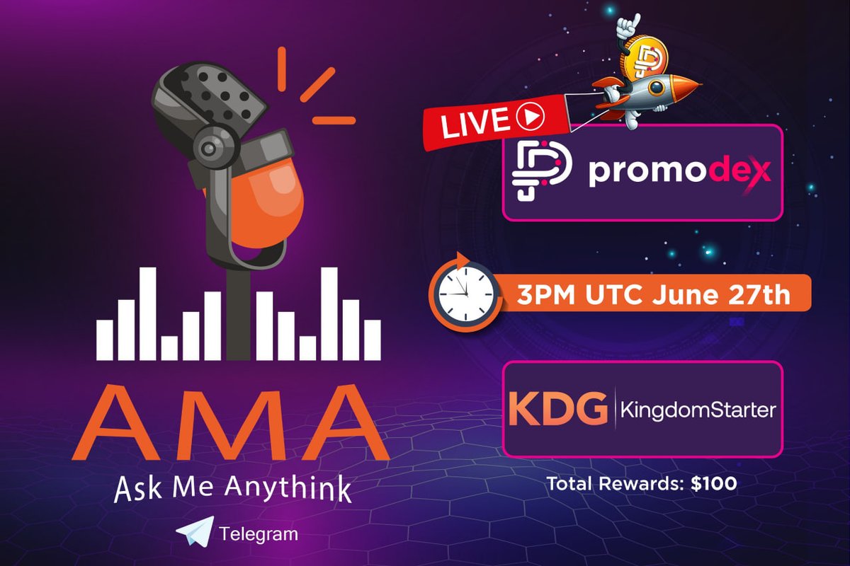 🗓Mark Your Calendars!🗓

Join us for an exciting #AMA session with the Kingdom Starter Team! <a href="/Kingdomstarter/">KingdomStarter</a> 🎉  

We'll be discussing Promodex 🚀 and more. Plus, we're hosting a special giveaway for participants!🎁 

Total Rewards: $100 💰

Speaker: Mikail Gökmen