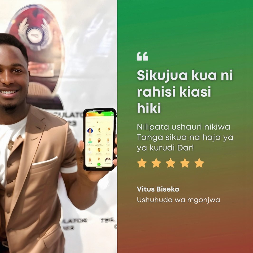 LyfPlusInc's tweet photo. “Dalili za ugonjwa wangu zilianza kurudi nikiwa mkoani kikazi, wasi wasi wangu ulikua ni kupata daktari bingwa anae aminika.. Madaktari wa LyfPlus ni wabobezi na wanatunza faragha ya mgonjwa, asanteni” 

Tupigie tukupe ushauri wa afya na namna ya kutapata tiba bora kwa haraka https://t.co/8zMROy01cq