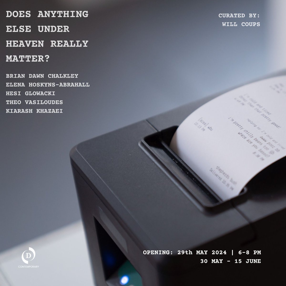 HesiUnderground's tweet photo. Installation pictures from the group exhibition ‘Does anything else under heaven really matter?’ at the  D Contemporary curated by Will Coups. 

#artgallery #artcollector #collectors #hesiglowacki https://t.co/iARRMh2sMS