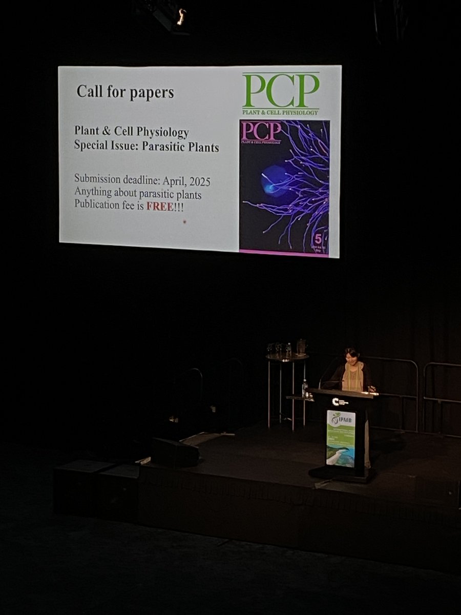 Plant Cell Physiology (@pcp_eic) on Twitter photo Sataoko Yoshida <a href="/NAIST_BS/">NAISTバイオサイエンス領域</a> announces new PCP Special Issue call for papers on ‘Parasitic plants’; more details to follow soon…!
#IPMB2024 Sataoko Yoshida <a href="/NAIST_BS/">NAISTバイオサイエンス領域</a> announces new PCP Special Issue call for papers on ‘Parasitic plants’; more details to follow soon…!
#IPMB2024