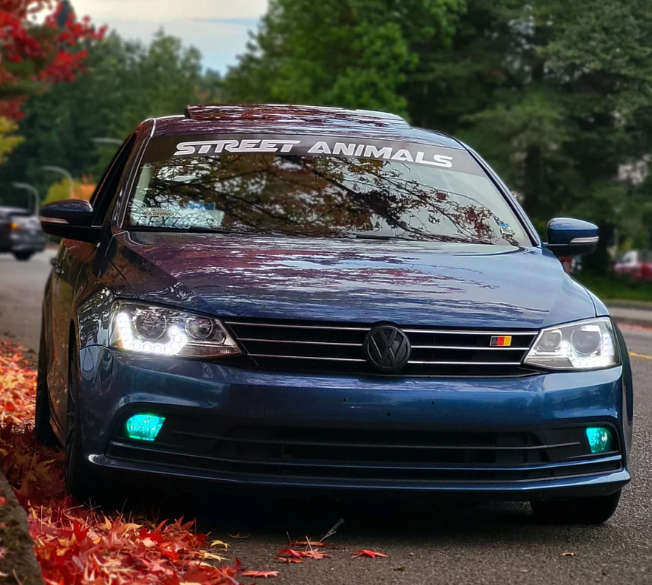 60" X 10" Gloss black &amp; white vinyl sunstrip banner, outdoor rated weatherproof “permanent” adhesive that can withstand the elements.

🛒: streetanimalscrew.com/collections/st…

#streetanimalscrew #carenthusiast #carguy #carlifestyle #carcrew #streetwear #carapparel