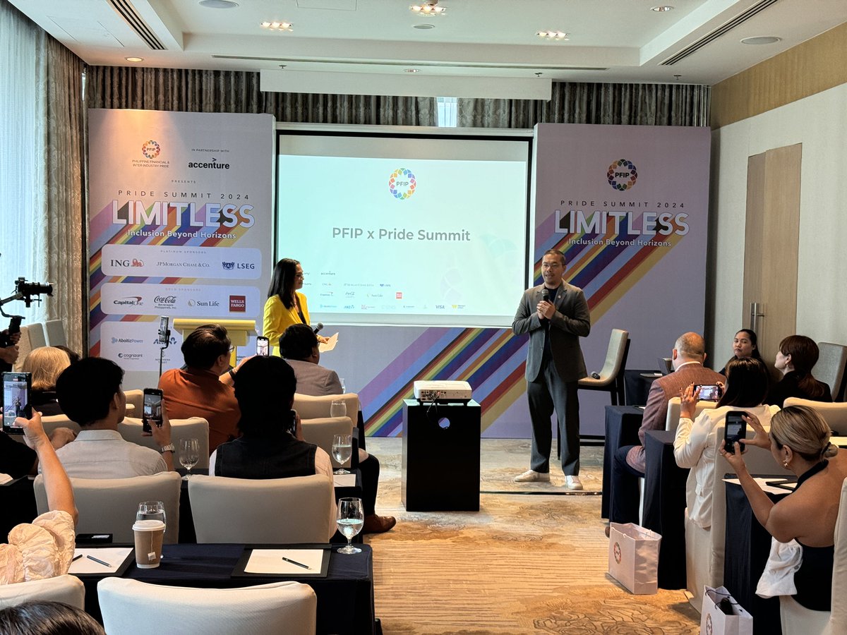 pfippride's tweet photo. โโฆwe are the activists in the boardroom.โ
Chris Eugenio shares how PFIP was able to influence the fight for the corporate and health benefits of the PFIP member companies.
#PFIP #PrideInTheWorkplace https://t.co/LVCdYOUSzW