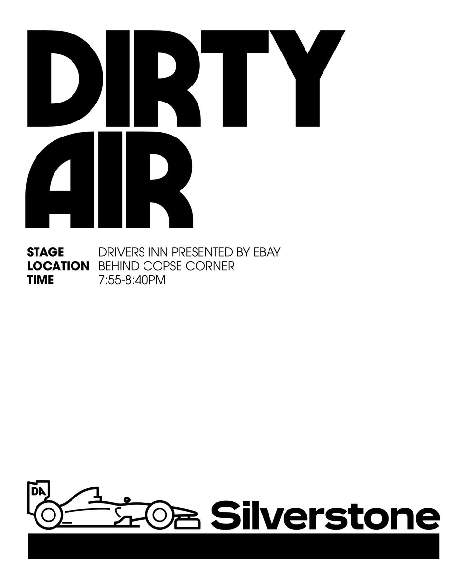 🚨LIVE SHOW!🚨 SILVERSTONE! SATURDAY JULY 6th! DRIVERS INN STAGE! AFTER QUALIES! Join us as we physically avoid Jos, Horner, Helmut, Flavio, Lawrence and everyone else we’ve libelled.
