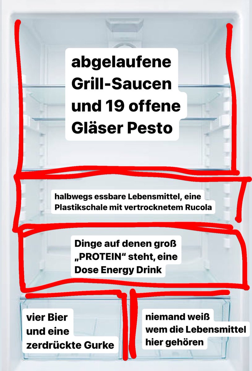 elhotzo's tweet photo. der Kühlschrank jeder Männer-WG in der ich jemals war https://t.co/ebWfUNBsa3