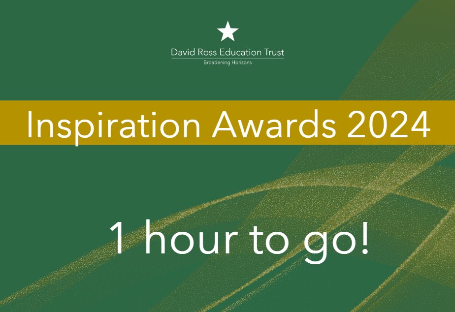 Are you as excited as we are?! Only one hour to go before our afternoon of celebration! #InspirationAwards