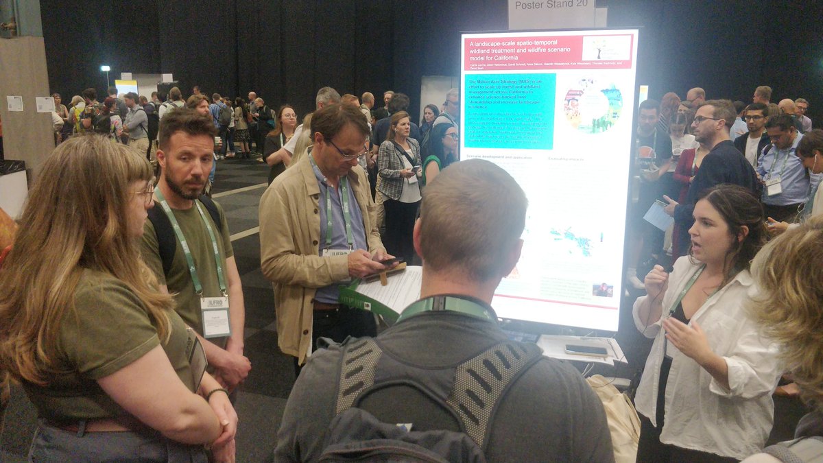 FIRERESProject's tweet photo. The dissemination continues at #IUFRO2024! We participated in 2 wildfire-focused Poster Sessions🔥 @IEFCPlantForest presented the work in LL Aquitaine and @ctforestal presented a poster co-authored with @colabforestwise on updating biomass w/ remote sensing. Stay tuned! 👀 https://t.co/GSpk62KIUC