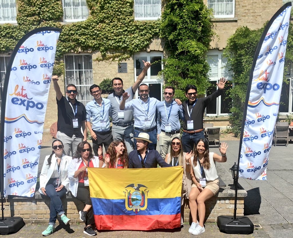 LatAmTravelist's tweet photo. #Ecuador was a ✨at #LATAExpo.
Quito promoted its incredible gastronomy, @Enchantedadv the wonders of Galapagos, @ArtHotelsEc the Andes, @sacha_lodge its rainforest crane, &amp; Anakonda its Rio Napo cruises.
👏 to @mashpilodge &amp; @GoldenGalapagos for winning LATA Achievement Awards! https://t.co/7y5khUQLRq