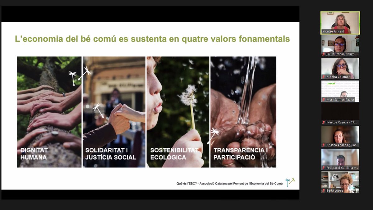 📢Amb la <a href="/JunyentMontse/">Montse Junyent</a> al clicle "Apunts 654C. Els imperdibles de <a href="/LaConfederacio/">La Confederació Tercer Sector Social</a> " aprenent sobre els límits del planeta i de la societat, i dels innegables beneficis de l'economia del bé comú.