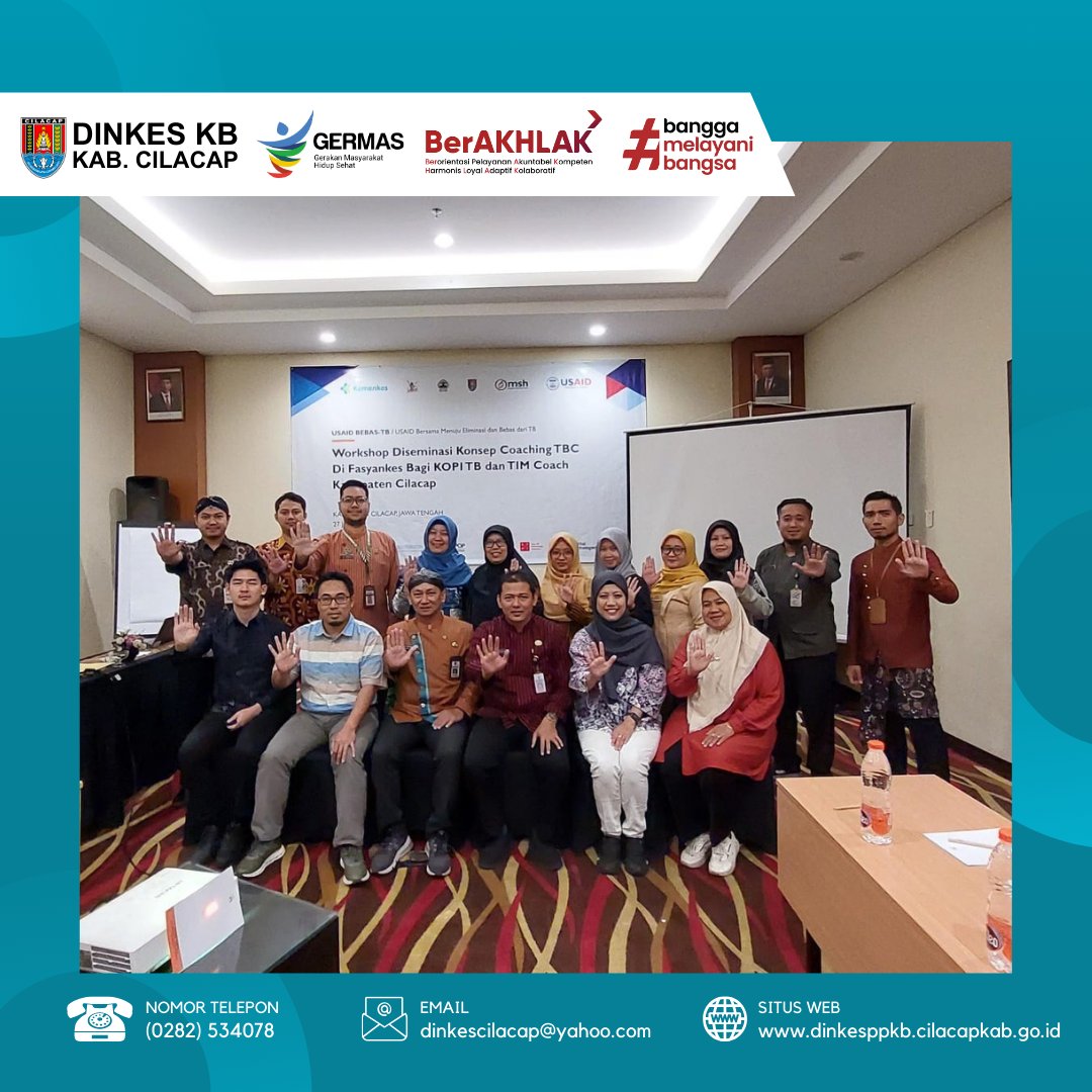 Workshop Diseminasi Konsep Coaching Bagi KOPI TBC di Kabupaten Cilacap