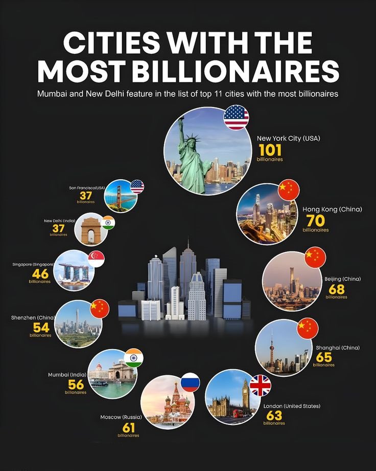 borsaboard's tweet photo. En Çok Milyarderin Bulunduğu Şehirler
#enterpreneur #farkındalık #farkindalik #invest #investment #borsa #money #zenginlik #para #cities #citiesoftheworld #newyork #newyorkcity #hongkong #beijing #shanghai #london #moscow #mumbai #shenzhen #singapore #newdelhi #sanfrancisco https://t.co/qDgIN3fcvS