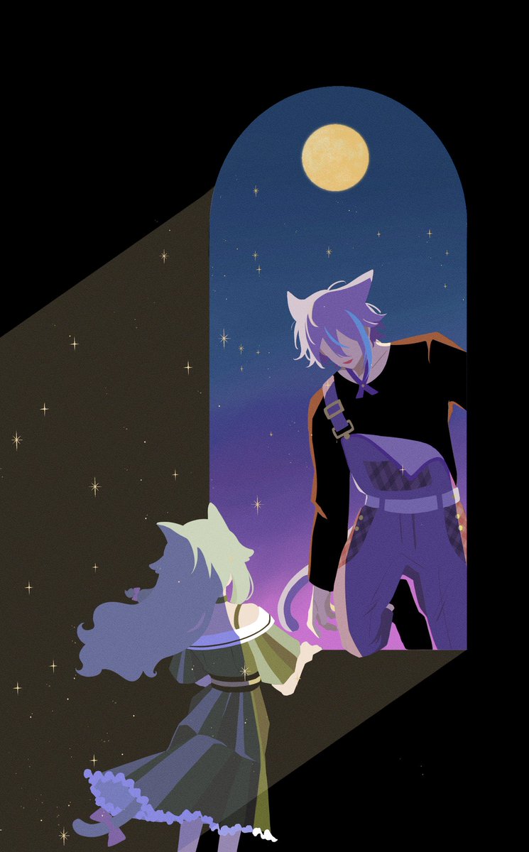 이렇게 달이 아름다운 밤에는 저와 함께 놀지 않으실래요🎶