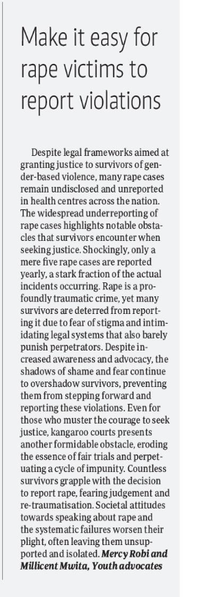 NAYAKenya's tweet photo. As the popular Gen Z revolution continues, @NgotiekP describes it as a time bomb, @robi_mercy &amp; @MillicentM6485 call for ease of reporting rape violations, &amp; @BenedictVii calls for the end of the harmful Kurian practice of 'Nyumba Mboke', all in today's 3 newspapers
#NAYAVoices https://t.co/WObEkLg2pI