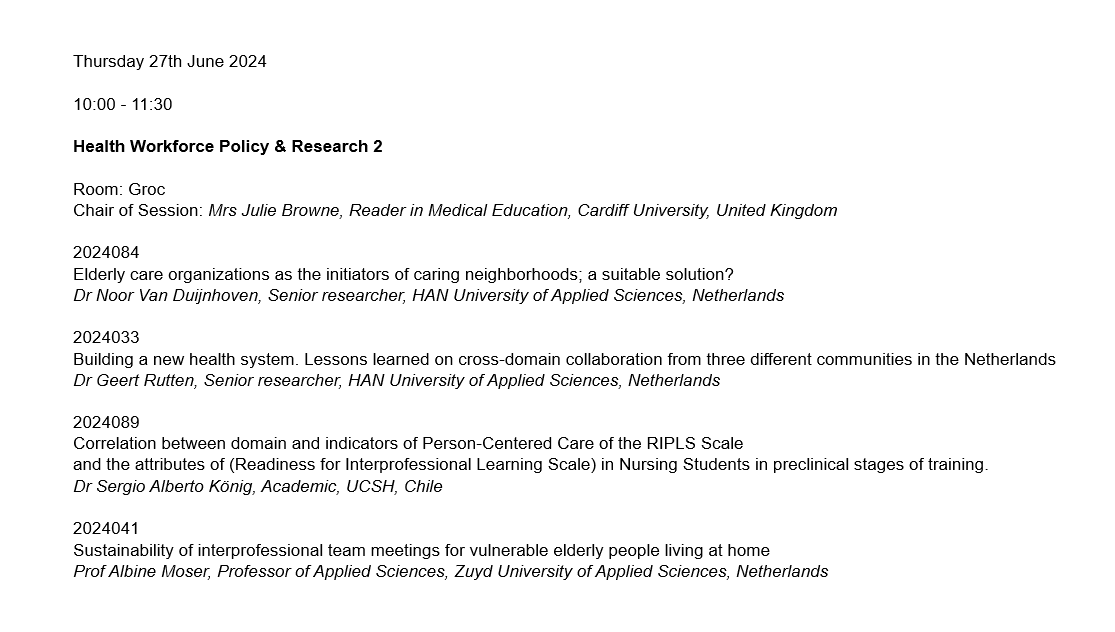 INHWE_Network's tweet image. Good Morning Barcelona! #INHWEBarcelona2024 Day 2 begins with four sessions on #IPE, #HWF Policy, #Research in the Education &amp;amp; Training and the #IPECP Workshop on Quality &amp;amp; Safety Policies inhwe.org/2024-programme