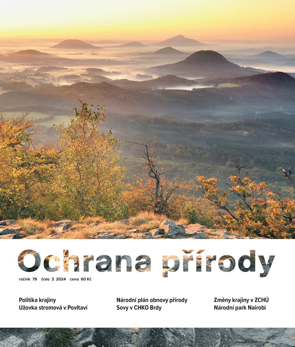 Co třeba najdete v aktuálním čísle časopisu Ochrana přírody? ⬇️
🔹 Změny krajiny v chráněných územích za posledních 70 let
🔹 Připravovaná Politika krajiny 
🔹 Nový stavební zákon a zvláště chráněná území
🔹 Co houká v CHKO Brdy?
🔹 a  další...
casopis.ochranaprirody.cz.