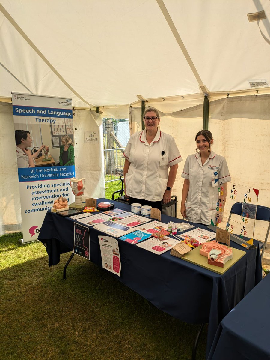 NNUH SLT (@nnuh_slt) on Twitter photo Come and say hello to us at <a href="/norfolkshow/">Royal Norfolk Show</a> today! 👋 You can find us within the STEMM Village. Jackie and Abi from our Neurosciences team are ready to talk all things Speech and Language Therapy at <a href="/NNUH/">Norfolk and Norwich University Hospitals</a> 🗣️🧠👄 #RNS24 #mySLTday <a href="/RCSLT/">RCSLT 💙</a> Come and say hello to us at <a href="/norfolkshow/">Royal Norfolk Show</a> today! 👋 You can find us within the STEMM Village. Jackie and Abi from our Neurosciences team are ready to talk all things Speech and Language Therapy at <a href="/NNUH/">Norfolk and Norwich University Hospitals</a> 🗣️🧠👄 #RNS24 #mySLTday <a href="/RCSLT/">RCSLT 💙</a>
