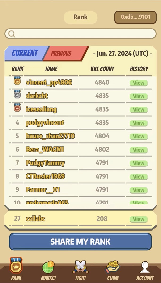 Now you can play <a href="/CoinRush_game/">CoinRush</a> on your mobile!
No need to worry about sudden deaths. 

Wallet browser login is supported, such as <a href="/MetaMask/">MetaMask.eth 🦊</a> @okxweb3 <a href="/coinbase/">Coinbase 🛡️</a> 

coinrush.game/game