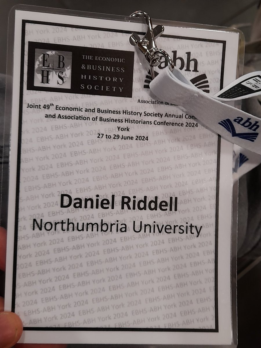 DanielRiddell12's tweet photo. Time for the Summer Holidays at the EBHS/ABH conference. If you want to see me test a conceptual framework and wider framing that is VERY work in progress, come to panel 5G tomorrow! https://t.co/beFfX681PE