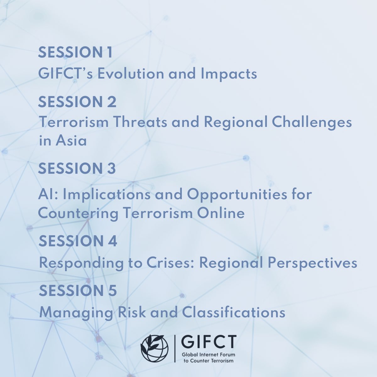 Global Internet Forum to Counter Terrorism (GIFCT) (@gifct_official) on Twitter photo Today we kicked off the #GIFCTForum2024. We engage in crucial discussions on countering terrorism online. See what our industry leaders are covering below. Stay tuned!
gifct.org/forum-2024-pro…
#OnlineSafety #CounterTerrorism
@NaureenCFink <a href="/ErinSaltman/">Erin Saltman, PhD</a> Today we kicked off the #GIFCTForum2024. We engage in crucial discussions on countering terrorism online. See what our industry leaders are covering below. Stay tuned!
gifct.org/forum-2024-pro…
#OnlineSafety #CounterTerrorism
@NaureenCFink <a href="/ErinSaltman/">Erin Saltman, PhD</a>