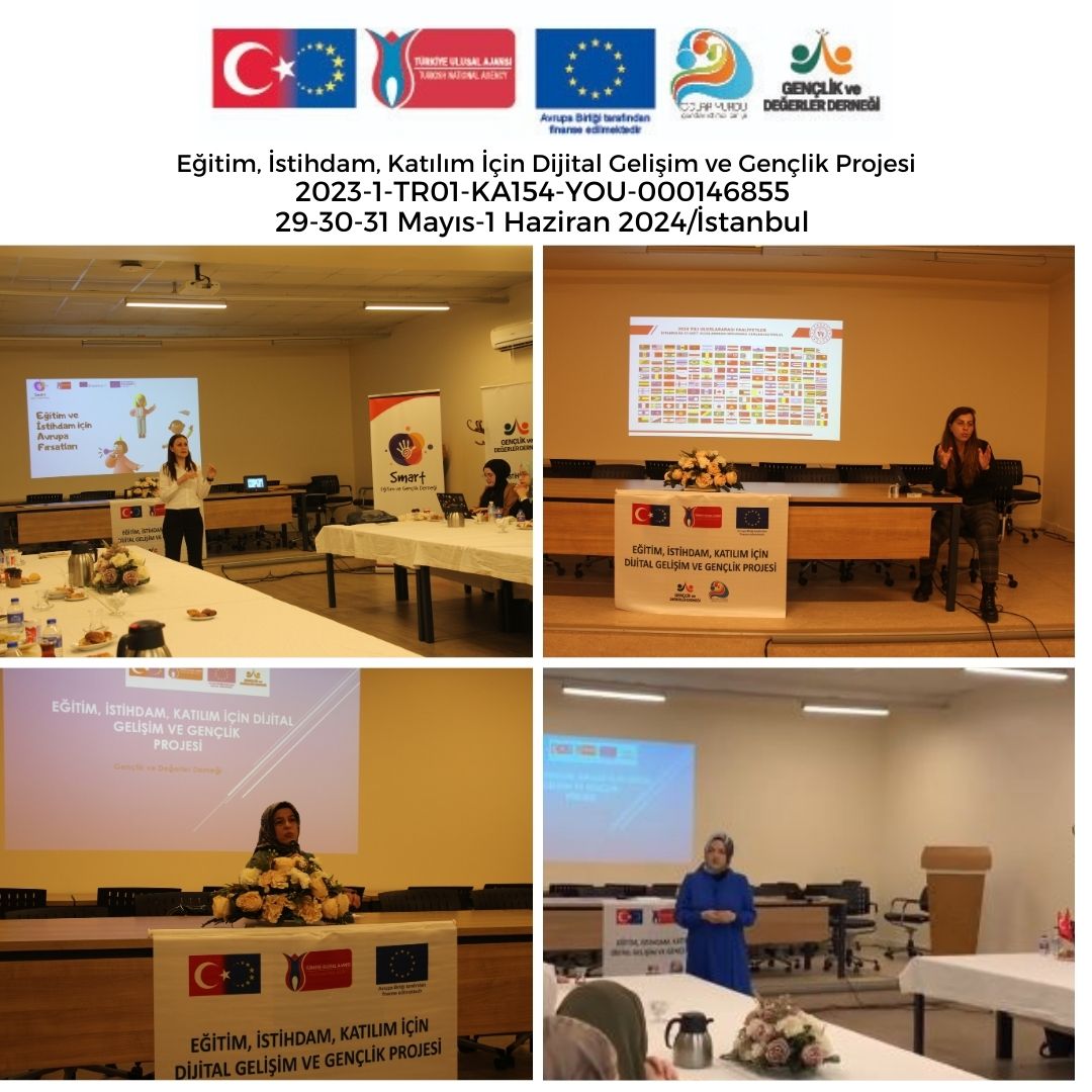 VeDegerler's tweet photo. Gençlik ve  Değerler Derneği ile Odlar Yurdu, İstanbul ve Bakü'de eş zamanlı olarak  proje faaliyetlerine başladı. Proje kapsamında, eğitim, istihdam ve  katılım için dijital kapasite geliştirme sunumları gerçekleşti. @ulusalajans https://t.co/2gULb385np