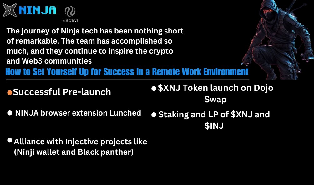 alwarithy's tweet photo. Check out this infographic highlighting the remarkable journey of @xninja_tech!
https://t.co/9n6lwrPwAK
⬇️⬇️
It's a testament to the incredible work being done in the @injective ecosystem, pushing boundaries and driving innovation.
#inj #xnj https://t.co/LRolorpvgu