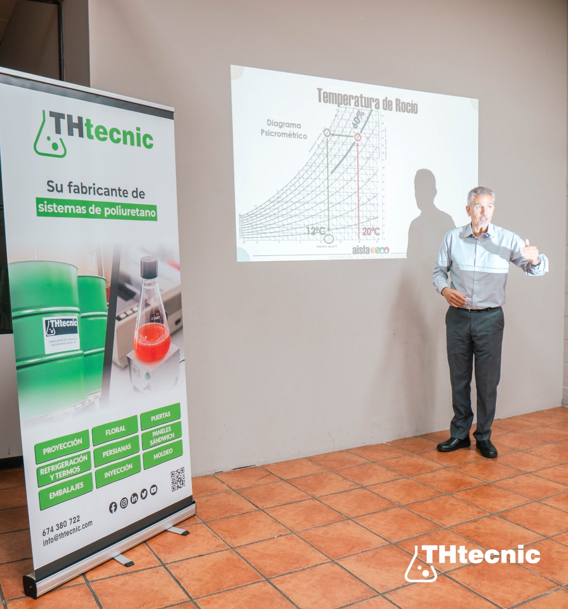🧑‍🎓 El pasado viernes 21 de junio celebramos un curso de Sello Instalador Homologado AISLA en las oficinas de nuestro patrocinador <a href="/THtecnic_es/">TH Tecnic</a> para los instaladores asociados PROYESUR, PINTURAS ESCUDERO, AISLAMIENTOS VILLASECA, HERMANOS CABEZAS y PROYECTADOS IBERICA.