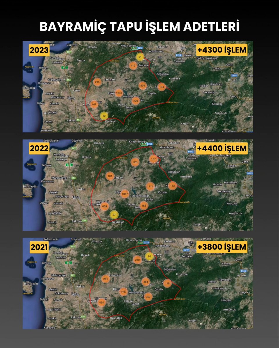 Arsa arazi yatırımı düşünenler, Çanakkale Bayramiç'e kafalarını çevirip göz ucuyla bir baksınlar 👌