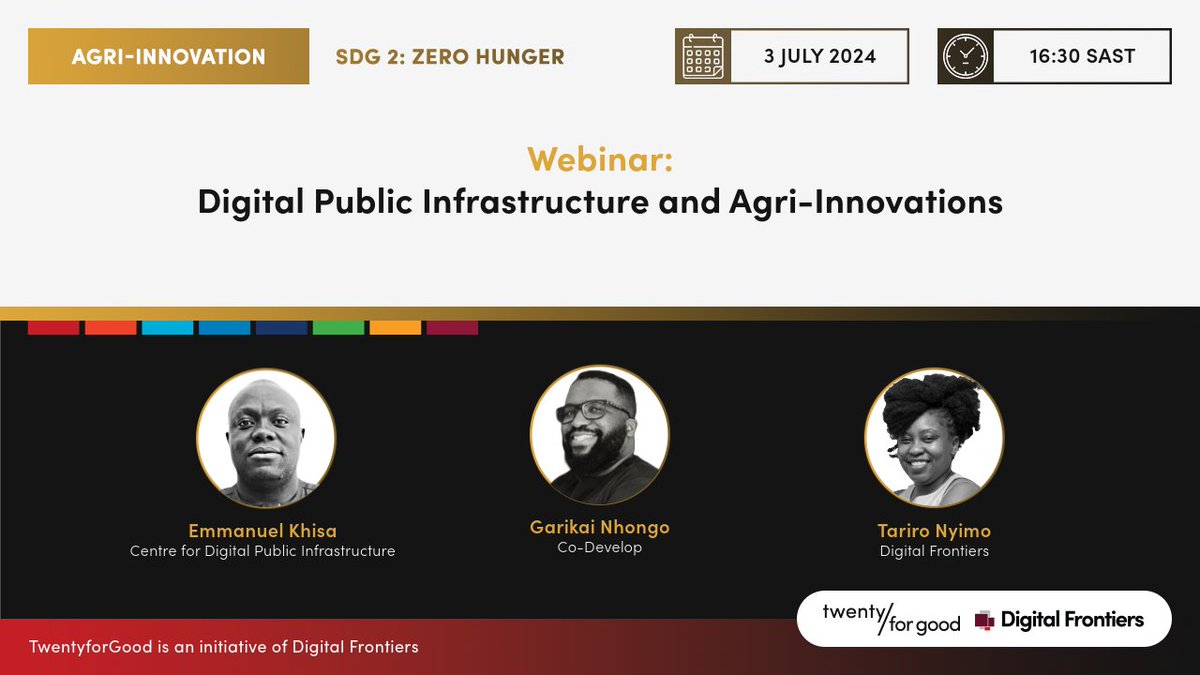Digital public infrastructure (#DPI) is key to revolutionising the #agriculture sector, offering open-source, interoperable #digital tools for safe and trustworthy data sharing. bit.ly/4cDZ9O9 🌿👩‍🌾👨‍🌾 #AgriInnovation 1/