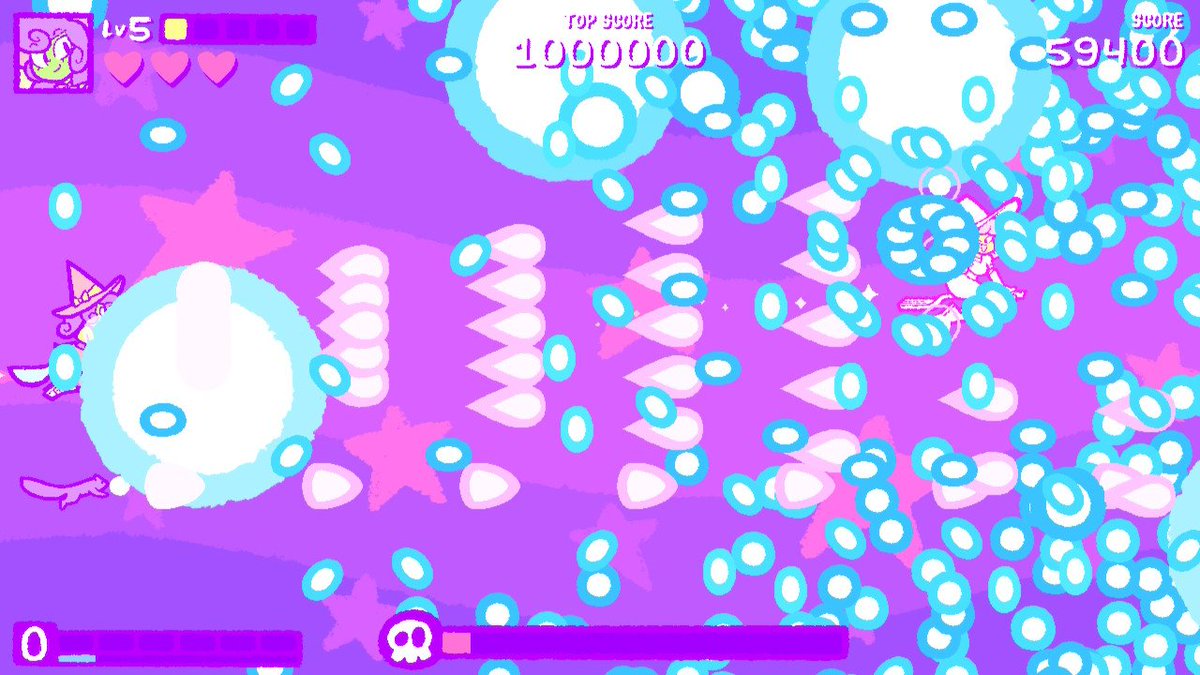 makotoya_yusetu's tweet photo. そんなわけで『Hazelnut Hex』サクッとクリアしまうー。スタッフクレジットをHAKAI出来るゲームは名作。ポップでカワイイ見た目に反してなかなか歯ごたえのある弾幕シューで面白かったー。全5面とお手軽だし、その場復活&無限コンテで誰でもクリア出来るのが良いね。
#HazelnutHex
#NintendoSwitch https://t.co/84NfzYmKRe