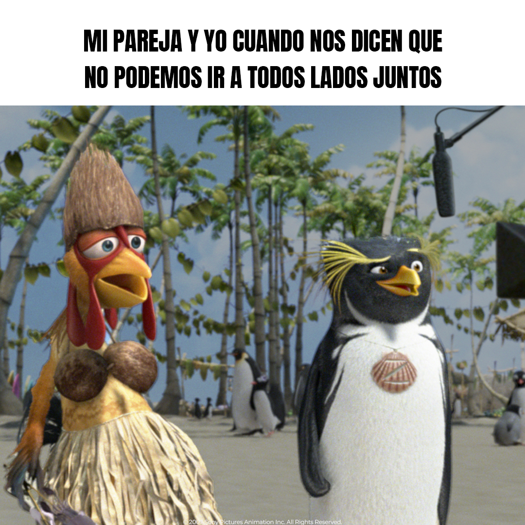 sonypicshomees's tweet photo. No hay nadie que nos represente más un domingo por la tarde que Pepe el pollo.
Disfruta de este personaje en “Locos por el Surf”, disponible en alquiler y compra digital.
Y tú, ¿eres más como Cody o como Pepe?
#BeHomy #locosporelsurf #meme #Pelicula #cine https://t.co/omPA2XsfHc
