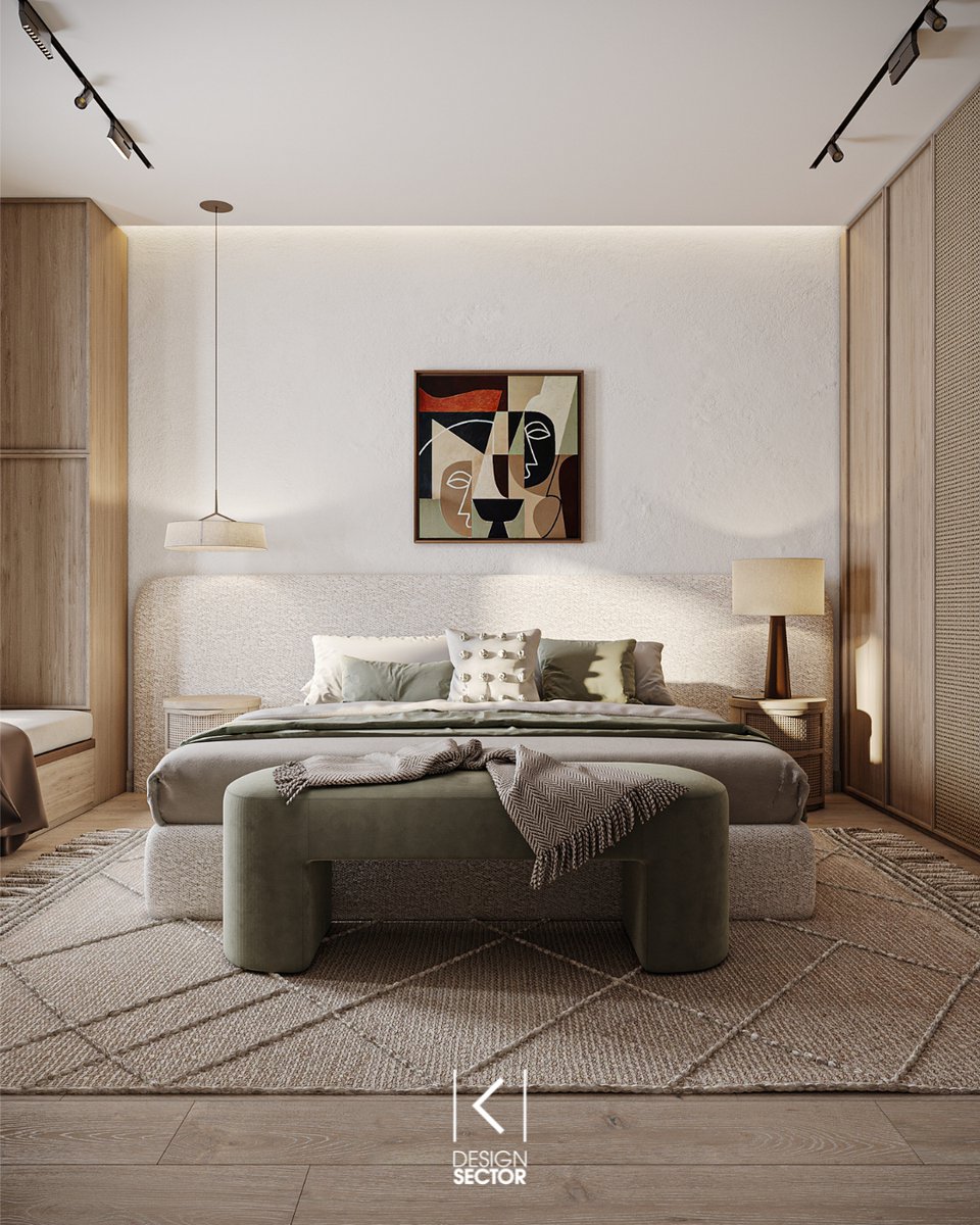 Designsector_co's tweet photo. “Serenity and warmth in our summer house master bedroom.
|<|
───────────
Architecture and Interior Design.

For more details. Contact us:
📍| Egypt 🇪🇬 | KSA 🇸🇦 |
+20 102 204 1440
+966 56 456 9449
https://t.co/M0lZgNu1Em
✉️ info@designsector.co https://t.co/PGu9eBuNNK
