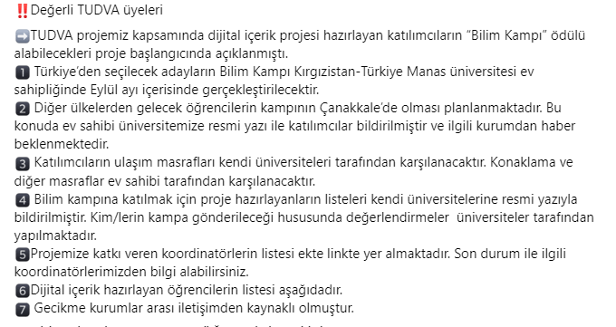 Turkddv's tweet photo. DEĞERLİ TUDVA ÜYELERİ

DİJİTAL İÇERİK HAZIRLAYAN ÖĞRENCİ LİSTESİ İÇİN TIKLAYINIZ
https://t.co/7ZqW4ytQHI...

ÜNİVERSİTE KOORDİNATÖRLERİ LİSTESİ İÇİN LİNKE TIKLAYINIZ
https://t.co/L2WeSABFNT... https://t.co/tRC4EAb0B6