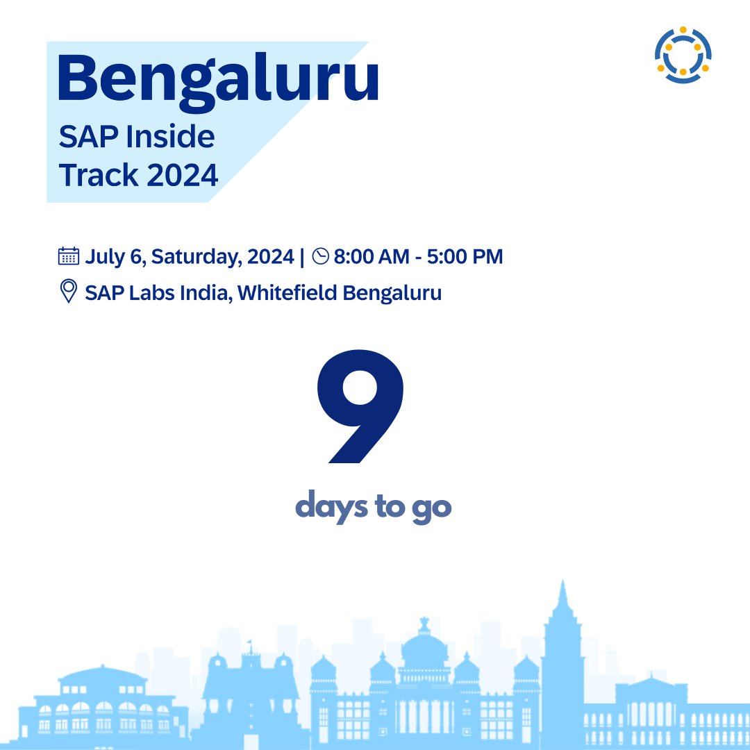 SAP Inside Track Bengaluru tweet media