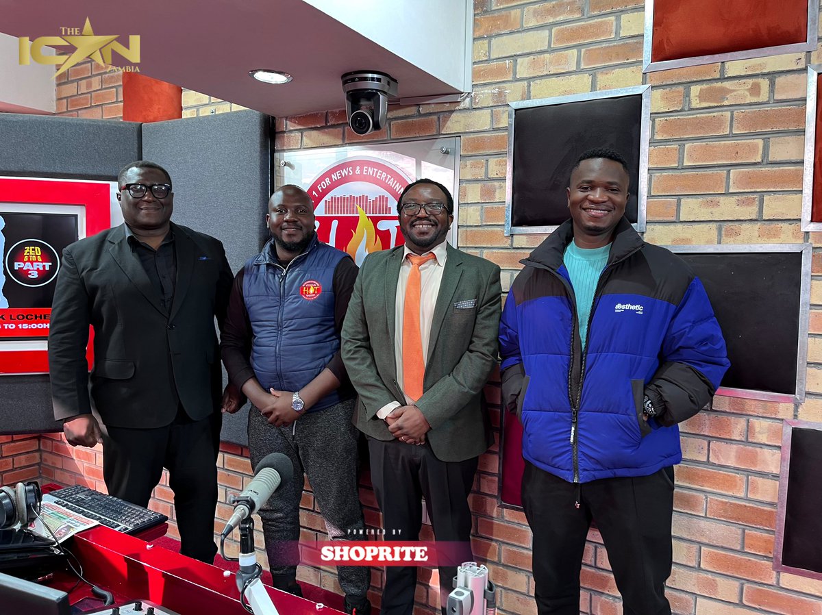 It was a pleasure hosting Chitambala Mwewa, Ballad Zulu and David Kazadi this morning on the Red Hot Breakfast on <a href="/HOT877Zambia/">HotFMZambia</a> to talk about The Icon Zambia that kicks off at 19:30hrs this evening.

Can’t wait to watch it!