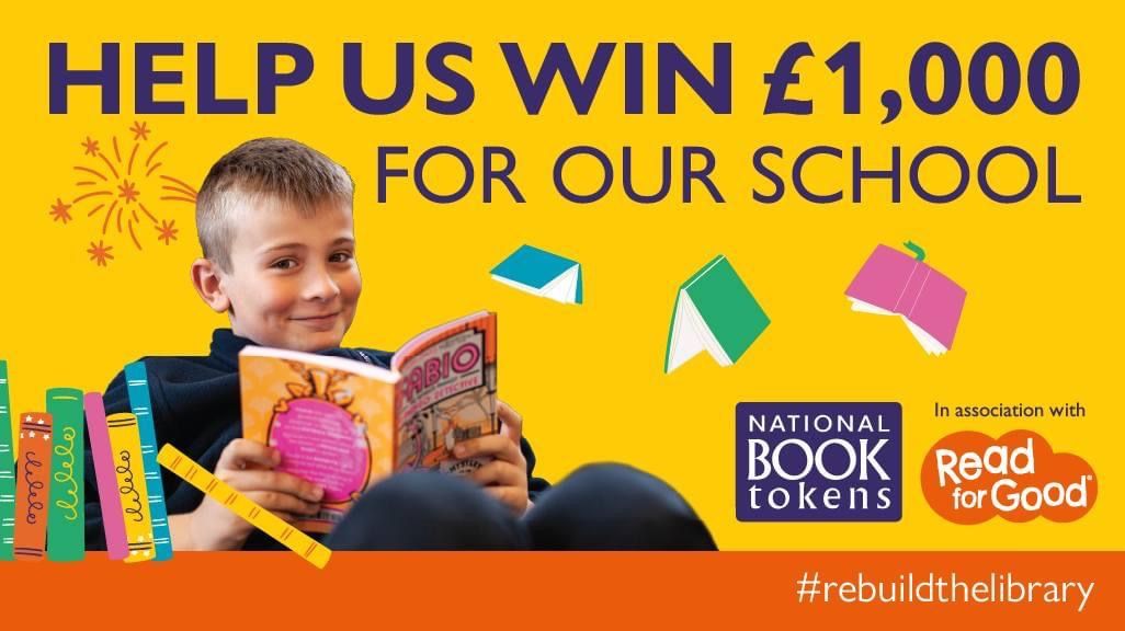 Love books? Love reading? Please nominate our school for a chance of our library winning a prize! buff.ly/3xChJrd