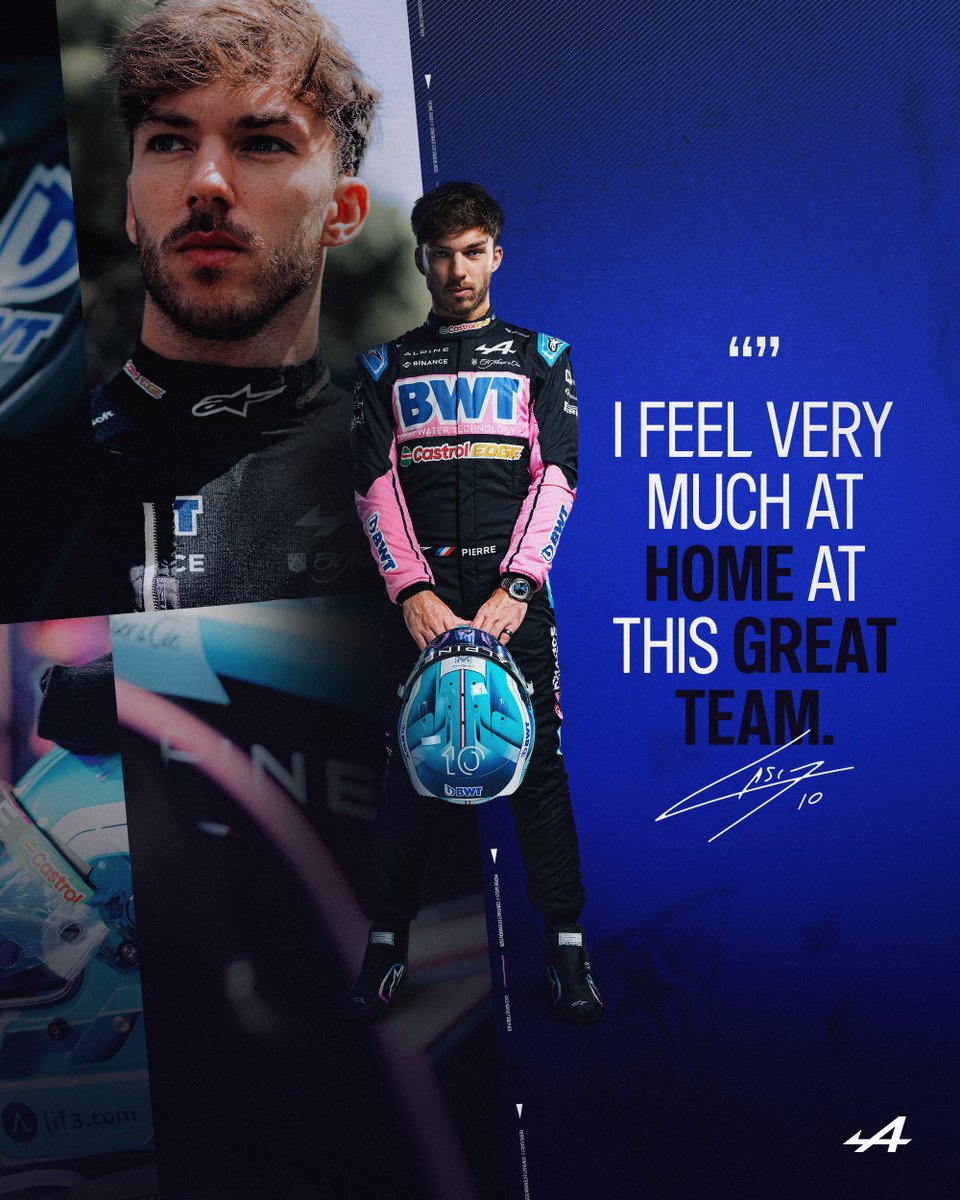AlpineF1Team's tweet photo. Always believing. We can’t wait to continue our journey together 🤝 https://t.co/3UGgqvxfQo