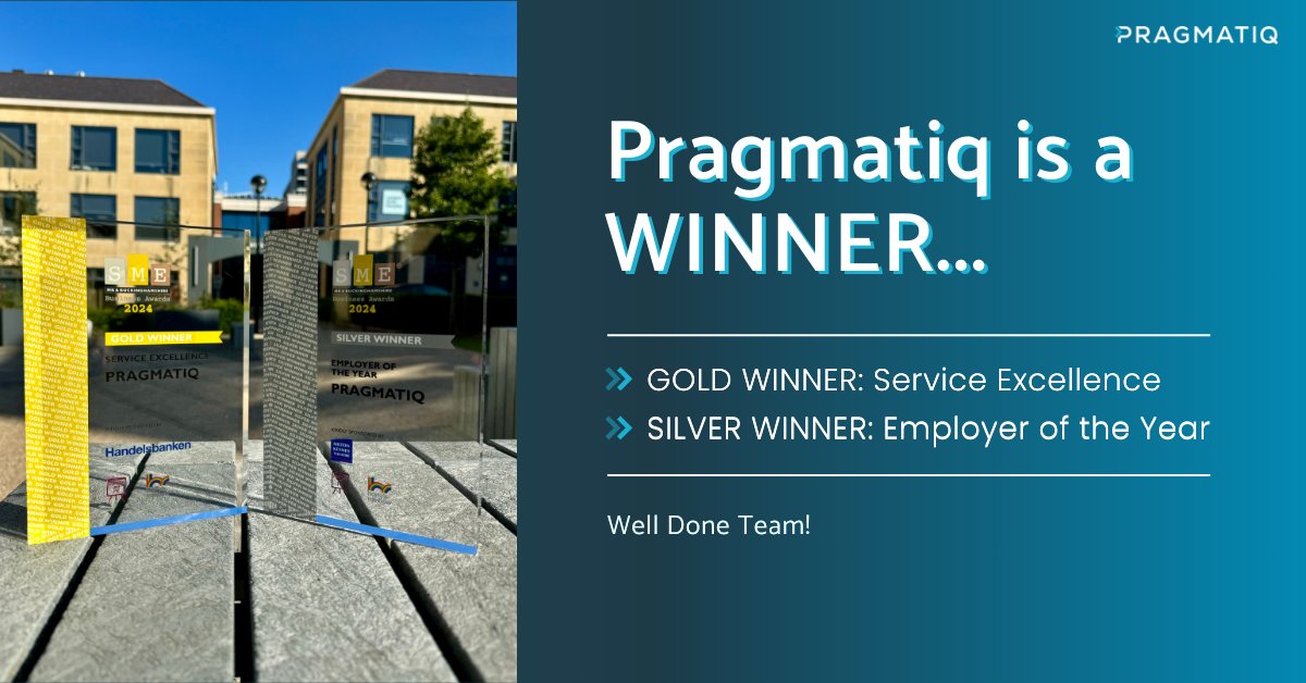 On Monday, we took home two wins at the SME MK &amp; Bucks Awards!🥂 

🏆 Gold: Service Excellence 
🏆 Silver: Employer of the Year

Well done to our team for all their hard work, helping to make it a great place to work and delivering excellent service to our clients 🤩