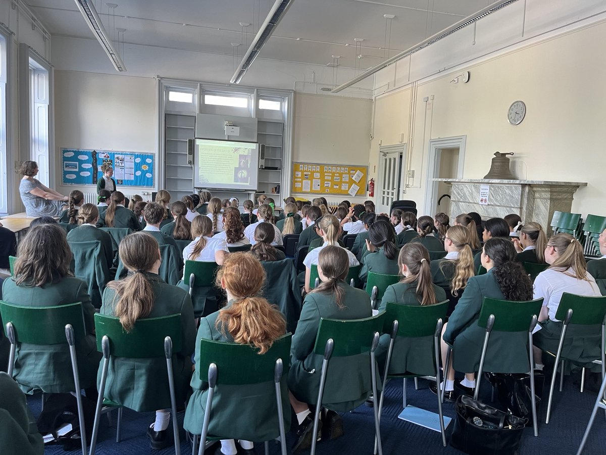 ClassicsNorth's tweet photo. A wonderful day yesterday @uptonhallfcj listening to presentations & awarding certificates to students who had completed our #OlympusChallenge this year. So impressed by the standard and the warm welcome I received. Check out the #OlympusChallenge: https://t.co/4pQ6wNhcv9 https://t.co/W5hocsJh32