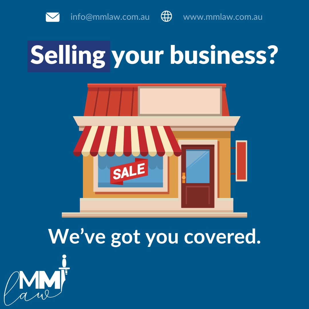 MMLaw__'s tweet photo. Don't even think about selling your business before contacting MMLaw - you could get more than you bargain for! 😬⁠

Contact us for more information ☎️

#mmlaw #lawyers #sunshinecoast #locallawfirm #lawfirm #legalhelp #legalexperience #legal #established #premiumservice https://t.co/99ZpIvBGQd